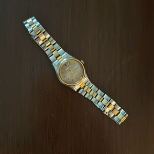 Seiko two tone wrist watch
